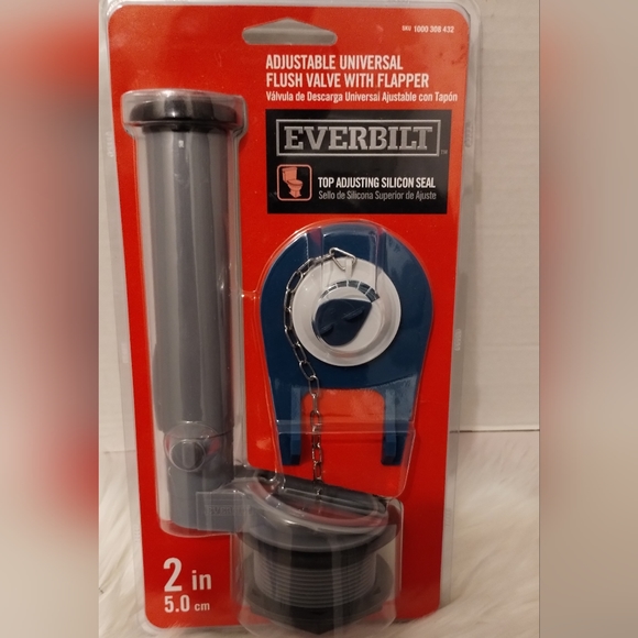 NWT Adjustable Universal Flush Valve With Flapper - Picture 3 of 7